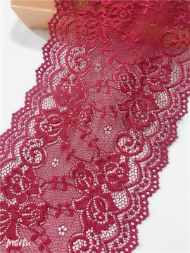 Red Sexy Wide Elastic Lace Trim for Underwear