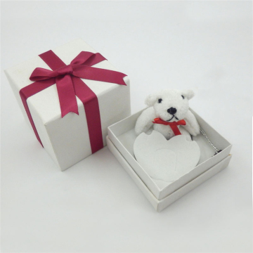White Handmade Small Jewelry Wedding Gift Box