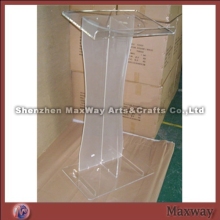 Clear Dismountable Acrylic Lucite Lectern Rostrum