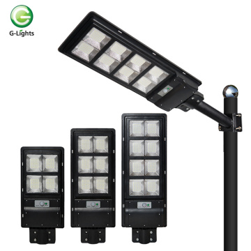 ABS 120w 180w 240w Đèn đường năng lượng mặt trời tất cả trong một Led