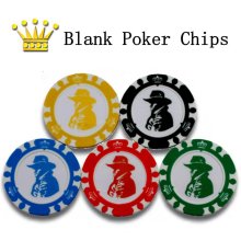 Texas Hold'em Blank Poker Chips