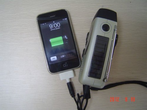 Solar crank torch radio & emergency charger HY-088H-J