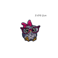 Fashion 3D animal bird beaded embroidery patch chapter