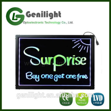 NEW design LED writing boards neon signs illuminated remote control