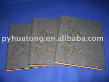 leather cover notebook