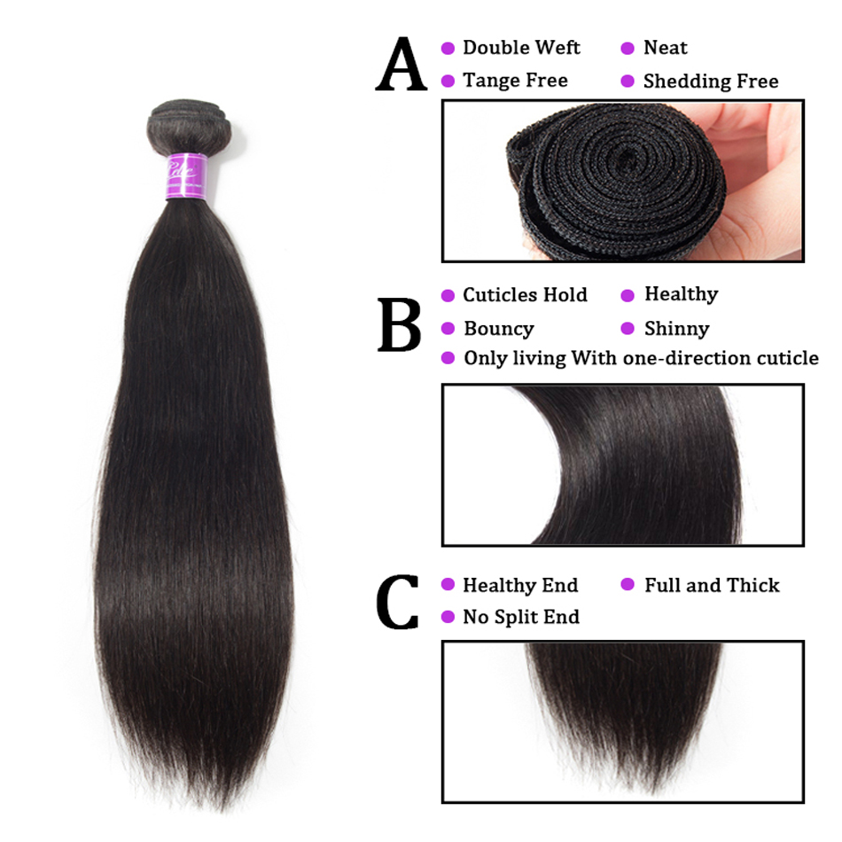 Best Selling Peruvian Straight Human Hair Bundles with Closure Good Quality Cuticle Aligned Brazilian Hair