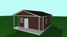Comfortable Light steel Two Bedroom Modular Homes For Livin