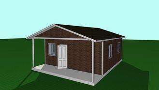 Comfortable Light steel Two Bedroom Modular Homes For Livin