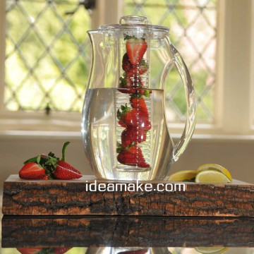 2L Plastic Fruit Infusion Pitcher Infuser Pitcher