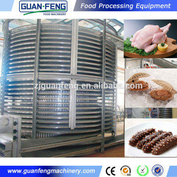 iqf spiral freezer / quick freeze machine/meat freezer