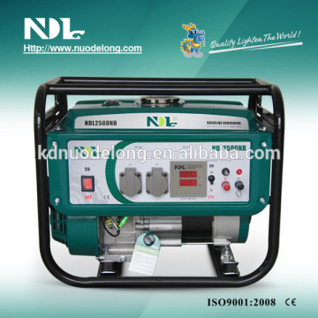 NDL Gasoline Generator 2KW Recoil Start/Manual Start NDL2500NB