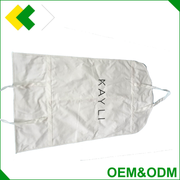 2017 good quality cotton canvas suit bag promotion customized garments packing suit bag