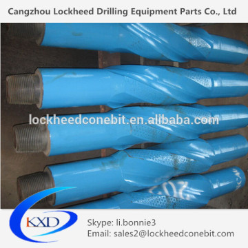 Oil drilling tools integral spiral blades stabilizer
