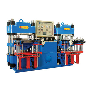 Energy Saving 30 % Double - Station Silicon Rubber 3rt Open Mould Oil Forming Machine