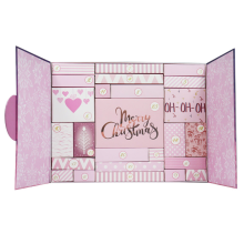 New design paper material cosmetic packaging advent calendar
