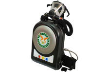 4 hours, oxygen respirator,respirator, positive pressure oxygen respirator,breathing apparatus,positive pressure breathing apparatus,isolated compressed oxygen