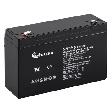 Sealed Lead Acid Battery 6V12ah for Electric Bike