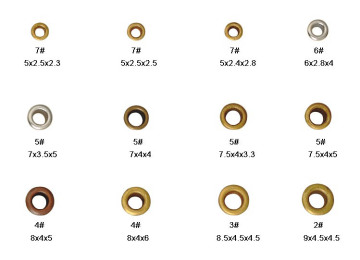 Metal Eyelets for Leather