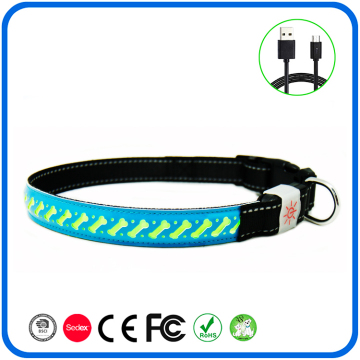 Led Rechargeable Glow Custom Dog Collars