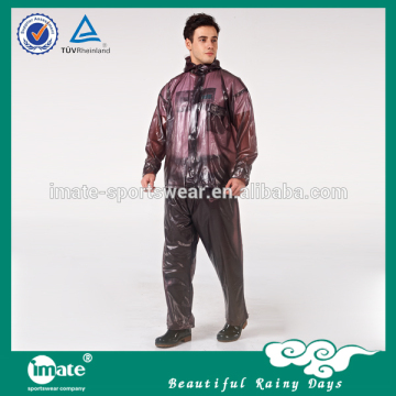 Wholesale durable pvc raincoat with pants