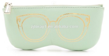 2015 fashion sunglass case/sunglass case/leather sunglasses case