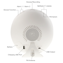 Sunrise Sunset Simulation Tuya Smart Life App Wifi Wake Up Alarm Clock Light