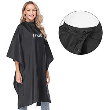Waterproof Black Haircut Barber Cape