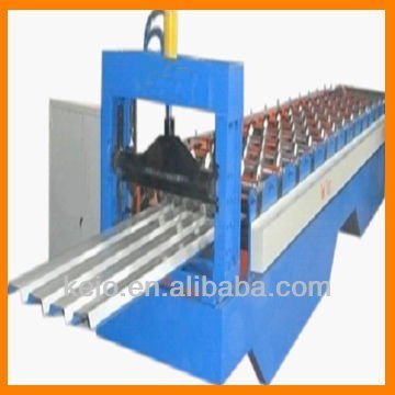 Steel tile roll form machine