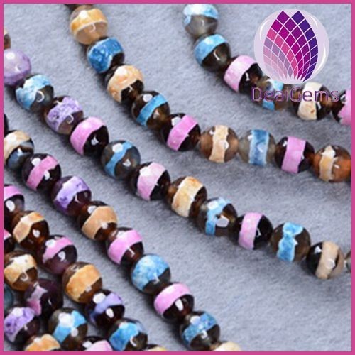 8mm colorful round agate beads gemstone beads