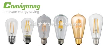 Edison filament bulb LED light source ST64 edison filament bulbs E27 base