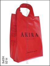Shopping Bag with soft-loop plastic handles