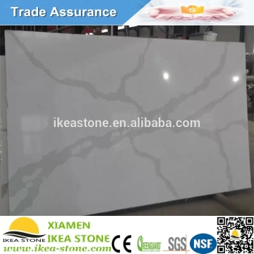 Calacatta White Quartz Based Engineered Stone