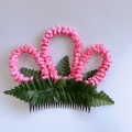مشط الشعر الأزهار المصنوع يدويًا لراقصة هاواي
