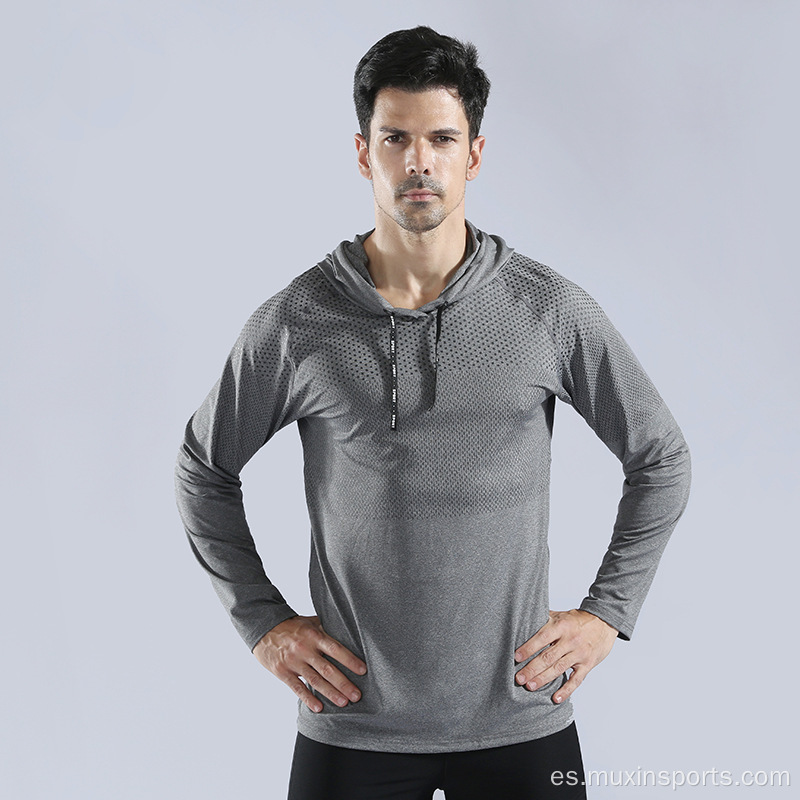 Sudadera deportiva para hombres a las sudaderas con capucha atlética