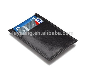 Slim Leather Pocket Card Holder