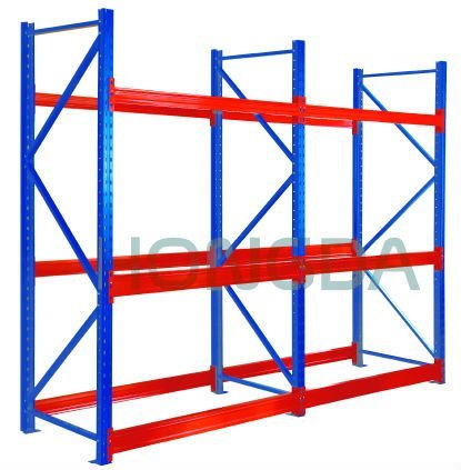 Metal pallet rack