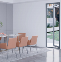 Crowd single swing door