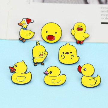 Personalized Custom Cute Animal Duck Badge Pin