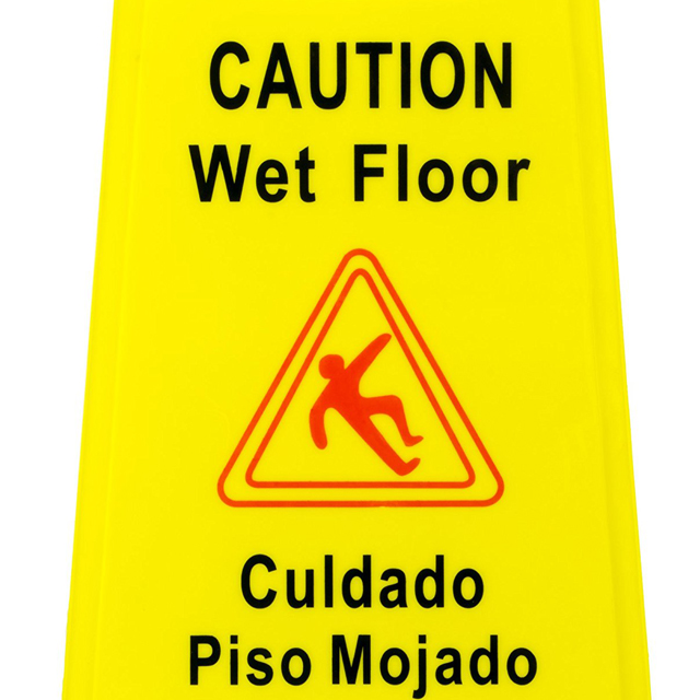 Caution With Wet Floor Sign Board Yellow Traffic Signal Roadway Safety Caution Sign Board