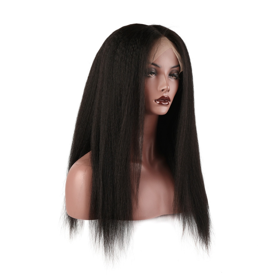 Brazilian Wholesale Wigs 100% Human Hair Remi Black Rose Kinky Straight Curly Cuticle Aligned 360 Lace Front Wig