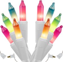 120V UL Listed Easter Super-Bright Extendable 100-Light Incandescent String Lights