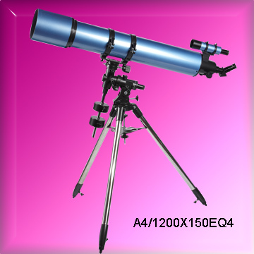 Motoried Refractor Astronomical Telescopes 1200x150EQ4