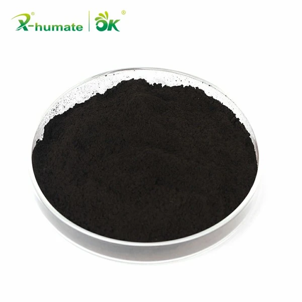 X-Humate Brand Natural Organic Black Powder 100% Solubility Potassium Humate