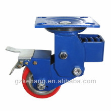 medium duty pu caster wheel,125mm roller ball castor caster,roller caster