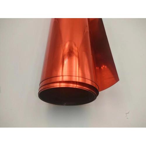 Ketebalan Kustom Glossy Transparan Oranye Peel PVC Film