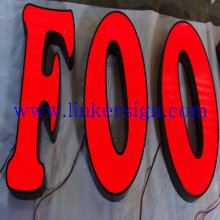 advertising front light custom acrylic led signs
