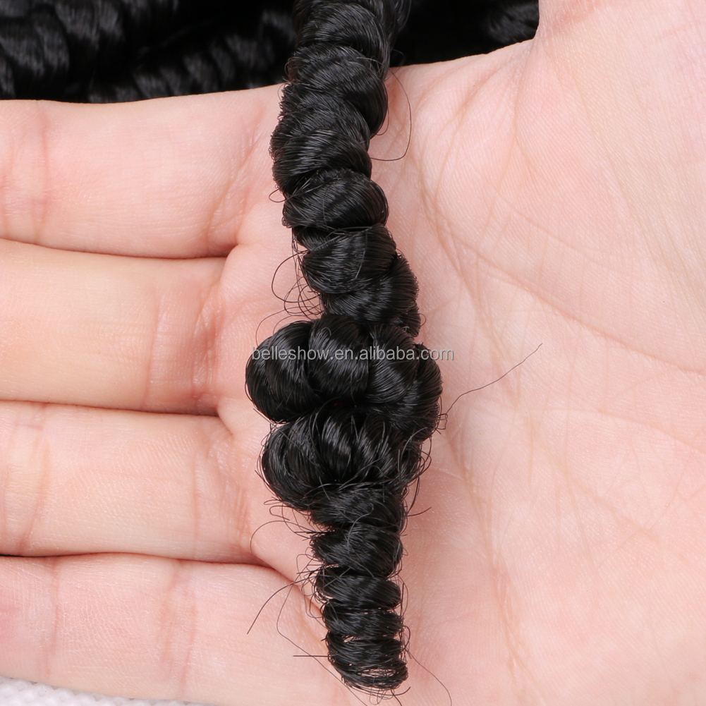 6inch Pre-twisted kinky marley crochet extension ombre braid pre passion spring twist hair kinky spring twist hair