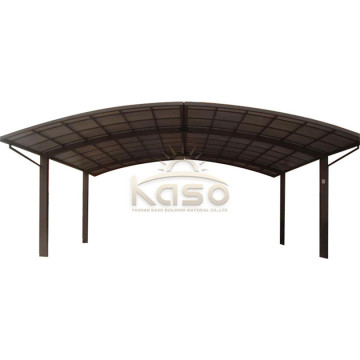 PrefabAluminum Frame Canopy Modern Single Slope Carport Car