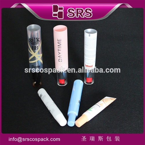 SRS wholesale small plastic tube , mini 15ml plastic cosmetic tube container for eye cream