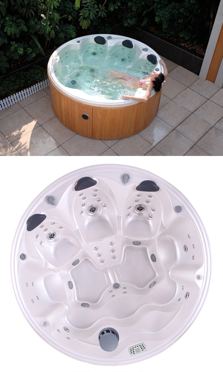 Family 7 People Bubble SPA with Ozone Hydromassage Hot Tub